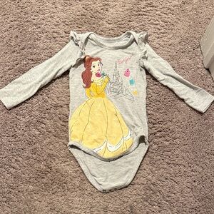 Little Sleepies Disney Belle Bodysuit